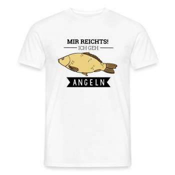 ME RICHE! JE PECHE - T-shirt homme - blanc - Devant - AI Model Male 178 dark (178cm)