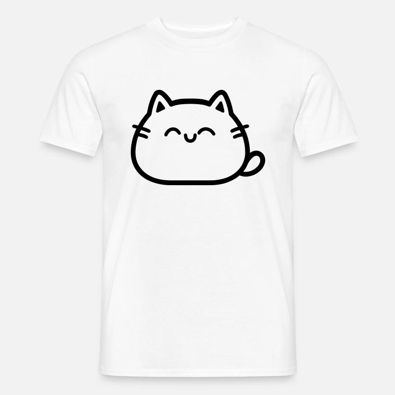 cat - Men’s T-shirt - white