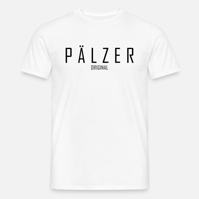 Pälzer Original - Männer T-Shirt - Weiß