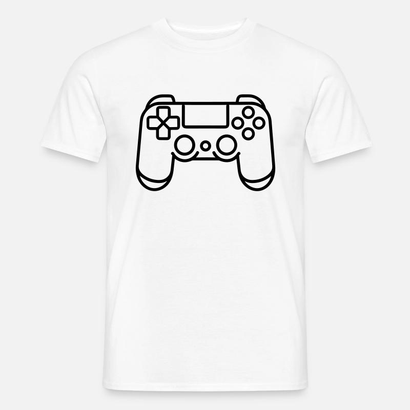 Controller für Videospiele - Männer T-Shirt - Weiß