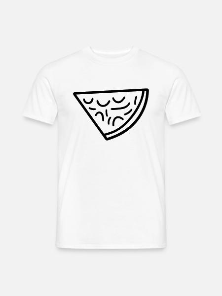 Pizza slice - Men's T-Shirt - white