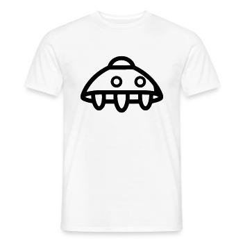 soucoupe volante - T-shirt homme - blanc - Devant - AI Model Male 178 dark (178cm)