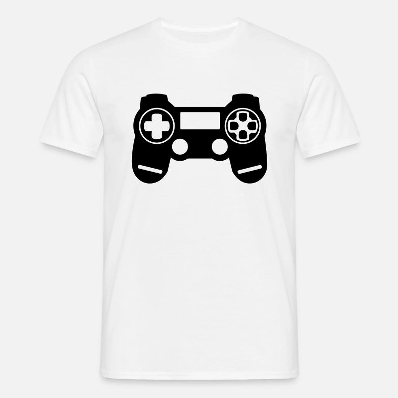 Videospiel-Controller - Männer T-Shirt - Weiß