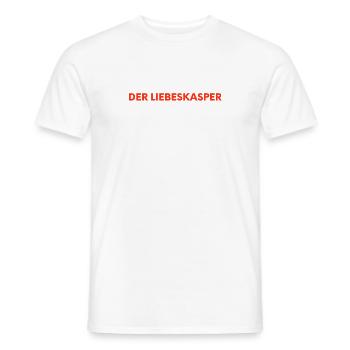 DER LIEBESKASPER - Männer T-Shirt - Weiß - Vorne - AI Model Male 178 dark (178cm)