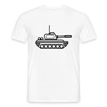 tank - Men's T-Shirt - white - Front - AI Model Male 178 dark (178cm)
