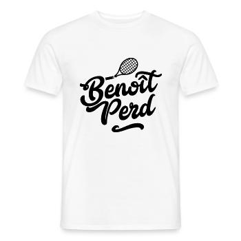 Benoit Perd - T-shirt homme - blanc - Devant - AI Model Male 178 dark (178cm)