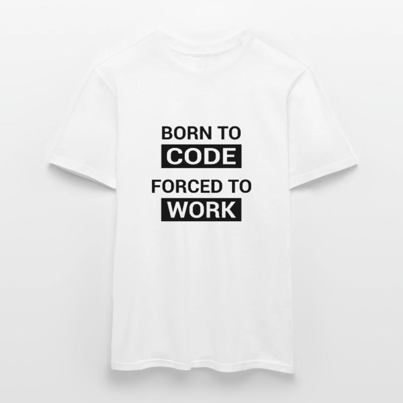 Programmeur né pour coder T-shirt homme