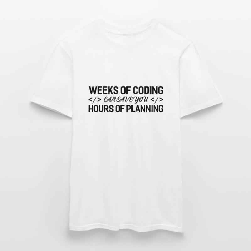 Programmierer Wochen Von Coding Männer T-Shirt