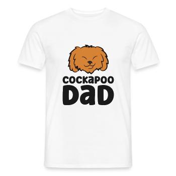 Lustiger Kakadu Papa Kakadu Hund - Männer T-Shirt - Weiß - Vorne - AI Model Male 178 dark (178cm)