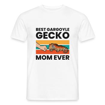 Beste Gargoyle-Gecko-Mutter aller Zeiten - Männer T-Shirt - Weiß - Vorne - AI Model Male 178 dark (178cm)