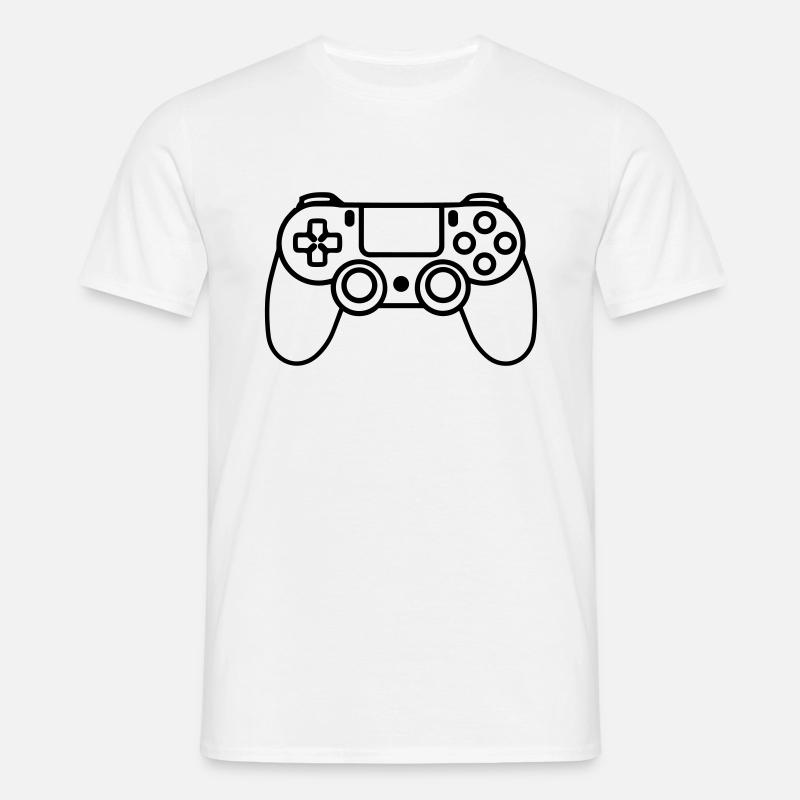 Videospiel-Controller - Männer T-Shirt - Weiß