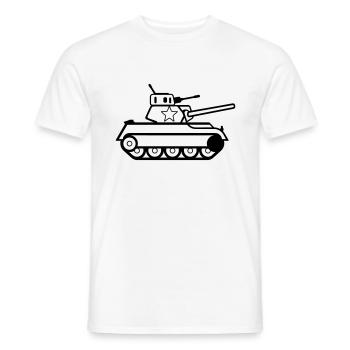 tank - Men's T-Shirt - white - Front - AI Model Male 178 dark (178cm)