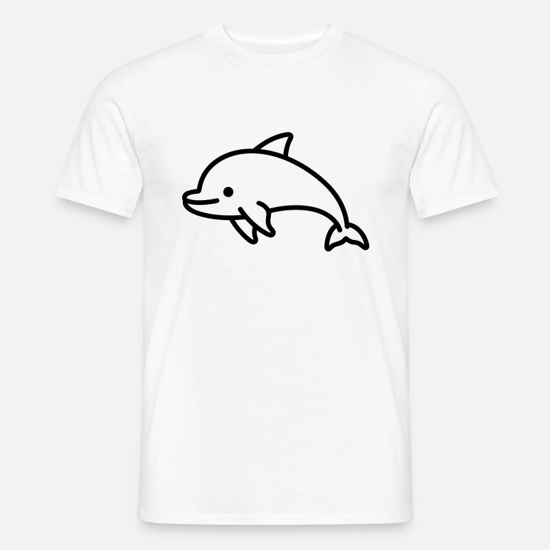 dolphin - Men’s T-shirt - white