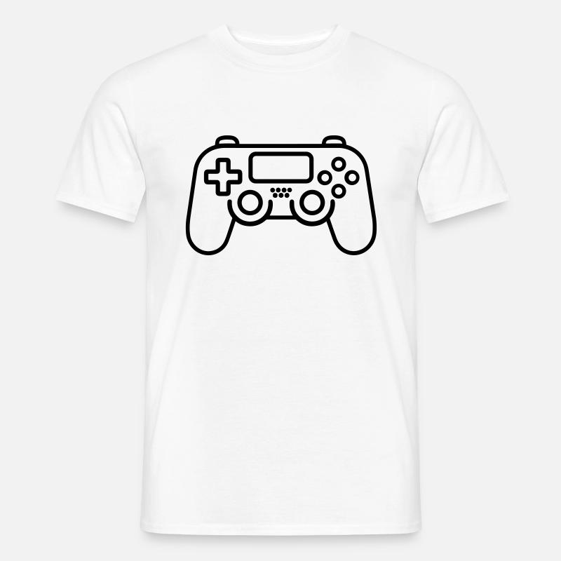 Controller für Videospiele - Männer T-Shirt - Weiß