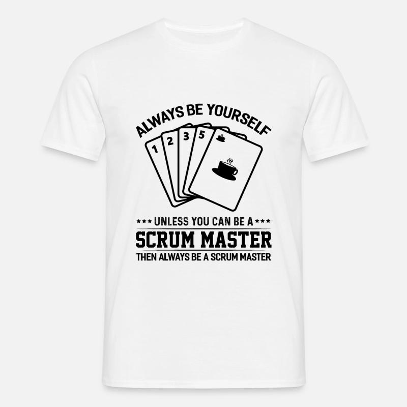 Scrum Master Agile Software Development - Men's T-Shirt - white
