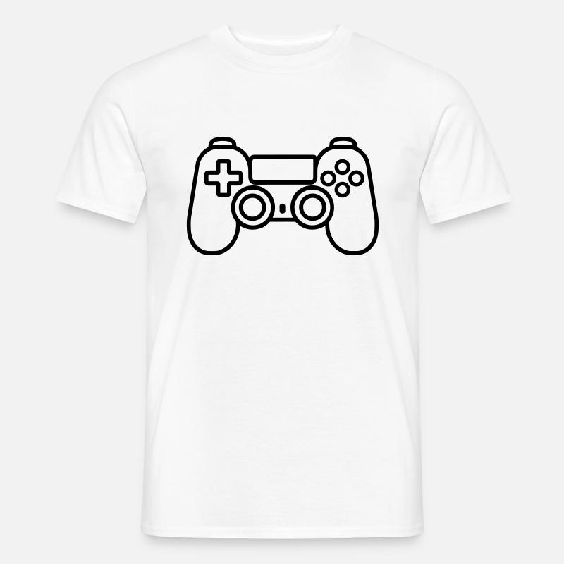 Controller für Videospiele - Männer T-Shirt - Weiß