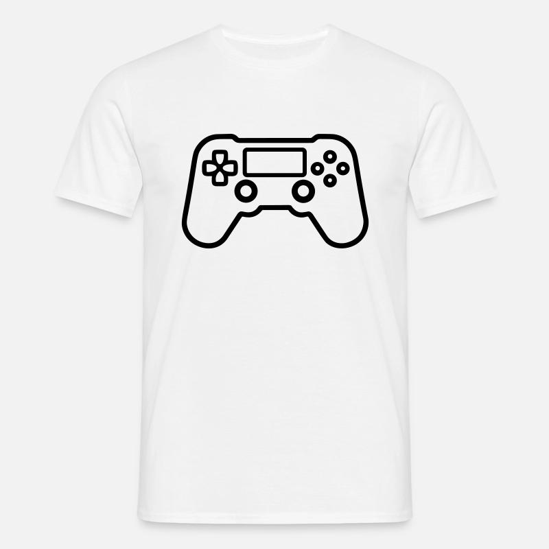 Videospiel-Controller - Männer T-Shirt - Weiß