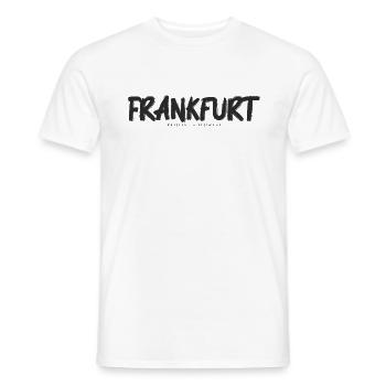 Frankfurt - Veritas Streetwear - Men's T-Shirt - white - Front - AI Model Male 178 dark (178cm)