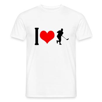 Floorball - T-shirt homme - blanc - Devant - AI Model Male 178 dark (178cm)
