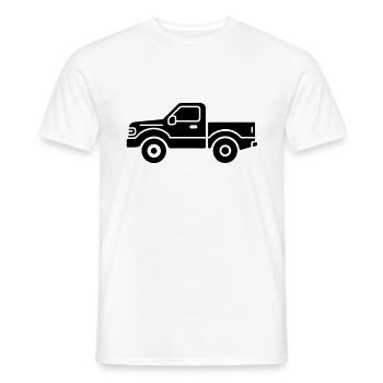 Camion - T-shirt homme - blanc - Devant - AI Model Male 178 dark (178cm)