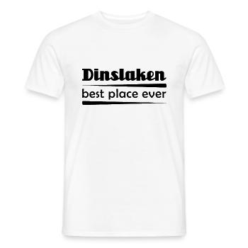 Dinslaken - Stadt best place ever - Männer T-Shirt - Weiß - Vorne - AI Model Male 178 dark (178cm)
