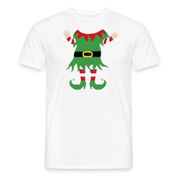 elfgrün - Männer T-Shirt - Weiß - Vorne - AI Model Male 178 dark (178cm)