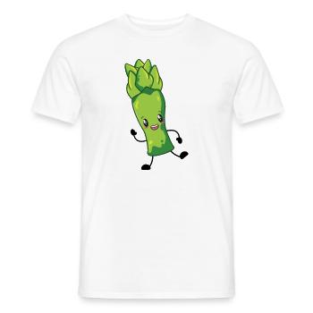 Spargel - Männer T-Shirt - Weiß - Vorne - AI Model Male 178 dark (178cm)
