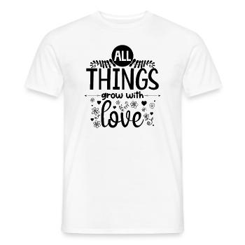 Garten Gärtner - Männer T-Shirt - Weiß - Vorne - AI Model Male 178 dark (178cm)