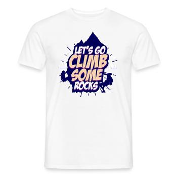 Klettern Kletterer - Männer T-Shirt - Weiß - Vorne - AI Model Male 178 dark (178cm)