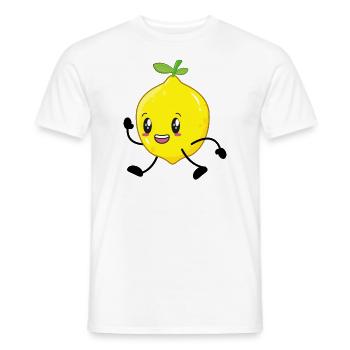 citron - T-shirt homme - blanc - Devant - AI Model Male 178 dark (178cm)