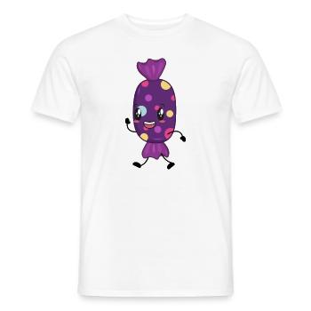 Bonbon - Männer T-Shirt - Weiß - Vorne - AI Model Male 178 dark (178cm)