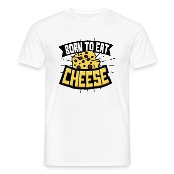 Fromage - T-shirt homme - blanc - Devant - AI Model Male 178 dark (178cm)
