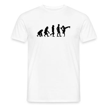 Breakdancer Tänzer - Männer T-Shirt - Weiß - Vorne - AI Model Male 178 dark (178cm)