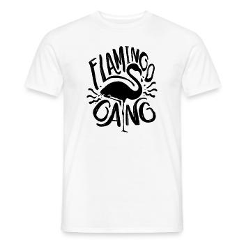 Flamingo Gruppe - Men's T-Shirt - white - Front - AI Model Male 178 dark (178cm)
