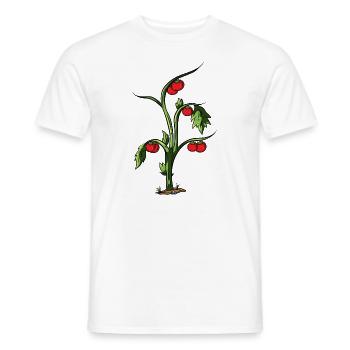 Tomate - T-shirt homme - blanc - Devant - AI Model Male 178 dark (178cm)