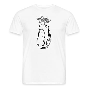 Golfer Golf - Männer T-Shirt - Weiß - Vorne - AI Model Male 178 dark (178cm)