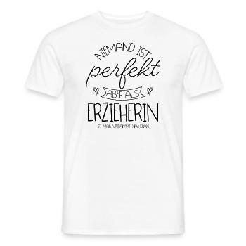 Erzieherin - Männer T-Shirt - Weiß - Vorne - AI Model Male 178 dark (178cm)