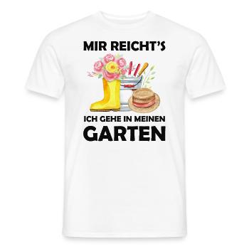 Garten Lustiger Spruch Hobbygärtner Geschenkidee - Männer T-Shirt - Weiß - Vorne - AI Model Male 178 dark (178cm)