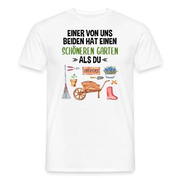 Garten Lustiger Spruch Hobby Gärtner Geschenkidee - Männer T-Shirt - Weiß - Vorne - AI Model Male 178 dark (178cm)