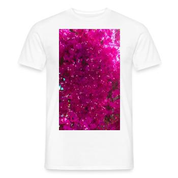 Bougainvilliers bel arbre - T-shirt homme - blanc - Devant - AI Model Male 178 dark (178cm)