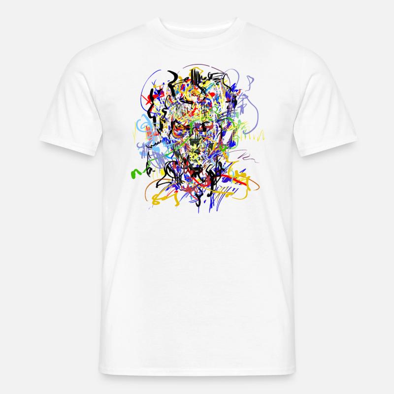 abstrakt - Männer T-Shirt - Weiß