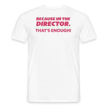 Regie - Männer T-Shirt - Weiß - Vorne - AI Model Male 178 dark (178cm)