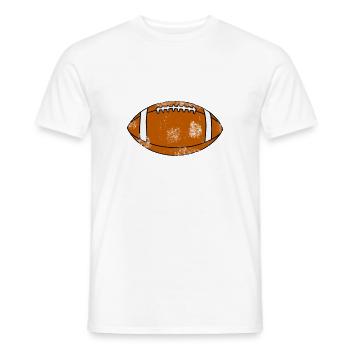 american football - Männer T-Shirt - Weiß - Vorne - AI Model Male 178 dark (178cm)