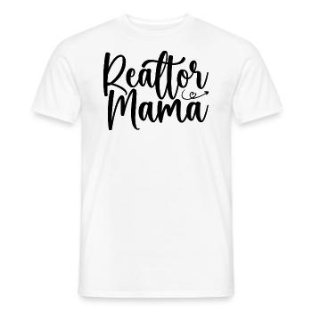 Realtor Mama - T-shirt homme - blanc - Devant - AI Model Male 178 dark (178cm)