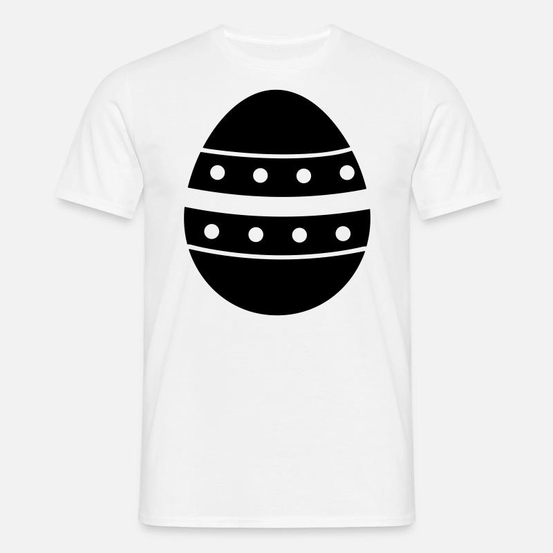 Ei - Männer T-Shirt - Weiß