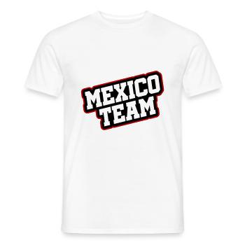 Mexico Team - Men's T-Shirt - white - Front - AI Model Male 178 dark (178cm)