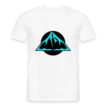 Berge Symbol - Männer T-Shirt - Weiß - Vorne - AI Model Male 178 dark (178cm)