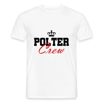 Polter Crew Engagement Wedding - Men's T-Shirt - white - Front - AI Model Male 178 dark (178cm)