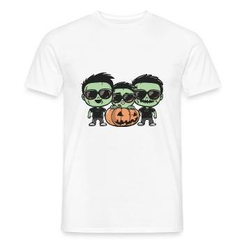 Zombies Halloween Cool - T-shirt homme - blanc - Devant - AI Model Male 178 dark (178cm)