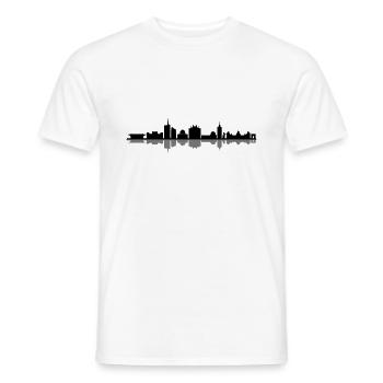 MILAN Milano Italie Skyline Ville - T-shirt homme - blanc - Devant - AI Model Male 178 dark (178cm)